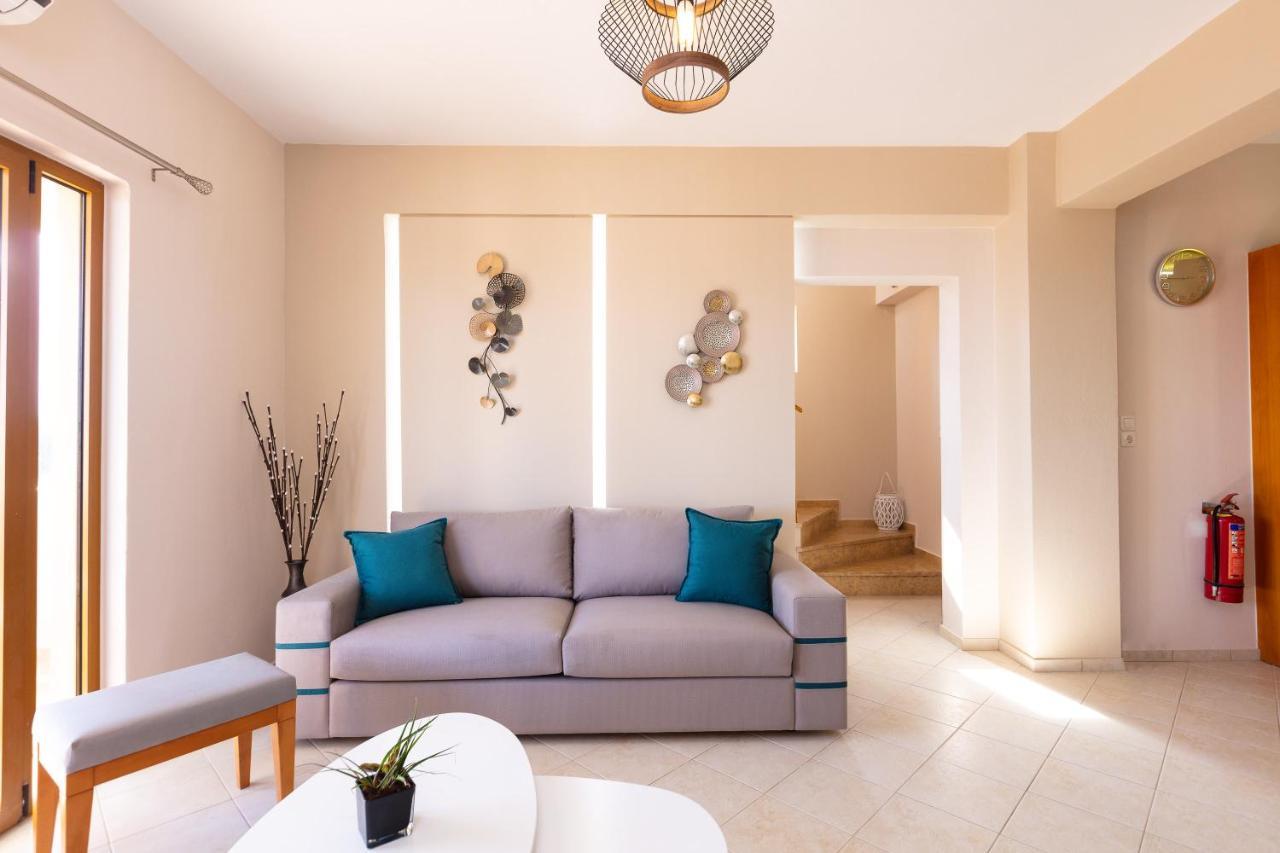 Maroulas Villas Ioanna & Stavros, Private Pools, Bbq & Seaview, By Thinkvilla Exterior foto